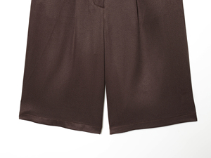 Pantalones Cortos Bermuda de Color Sólido para Mujer, Cintura Media, con Cinturón, Corte Regular, Pantalones Casuales Tejidos - Product Image 4