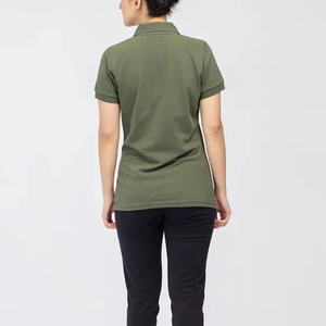 Polo de Verano Transpirable para Mujer, Polo Ligero de Color Sólido, Venta al Por Mayor Directa de Fábrica - Product Image 2