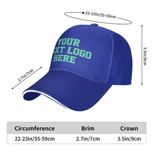 Gorra de Béisbol Bordada Personalizada Estilo Vintage, Gorras de Béisbol Estilo Urbano Unisex, Nuevo Diseño Moderno, Gorra Ajustada de 6 Paneles - Product Image 6