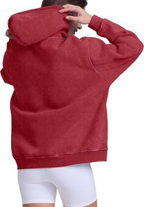 Sudadera con Capucha para Hombre, Casual, Holgada, 100% Algodón Lavado, con Bolsillo Frontal Grande, Diseño Estampado, Manga Regular, Impermeable y Transpirable - Product Image 5