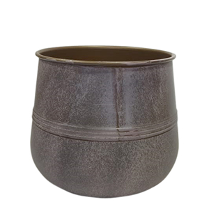 El metal trae textura Macetas de plantas de flores modernas Gran precio al por mayor Soporte decorativo perfecto para áreas interiores y exteriores - Product Image 6