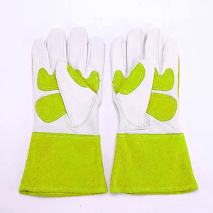 Nouveauté : Gants de soudage TIG/MIG en cuir de vache résistant à la chaleur, doublure en Kevlar, pour four, grill, cheminée, soudeur - Product Image 3