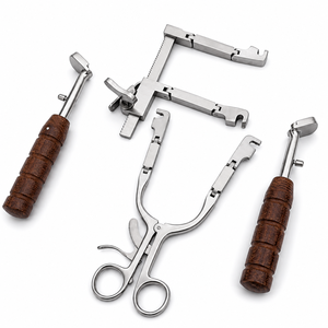 Juego de Retractores Cervicales Caspar Profesionales con Cuchillas Intercambiables, Instrumentos Quirúrgicos para Columna Vertebral, Acero Inoxidable Alemán - Product Image 2