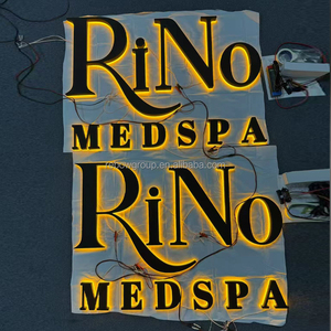 Snelle levering op maat gemaakte bedrijfsborden LED-bewegwijzering letters 3D LED verlichte reclamebord voor bedrijfslogo buitenreclame - Product Image 2