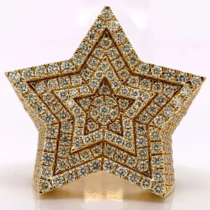 Big Star Hip Hop Engagement <b>Ring</b> Iced Out Wedding <b>Ring</b> <b>for</b> Women and <b>Men</b> 925 Sterling Silver Rhodium Plated Jewelry <b>for</b> Gift - Product Image 1