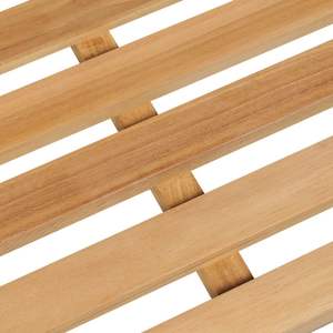 Banco de Jardín de Madera de Teca Natural Sólida y Duradera de Tamaño Mediano, Bancos para Patio - Product Image 5