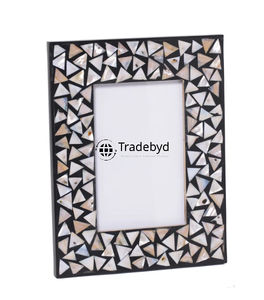 Marco de Fotos Artesanal Premium con Incrustaciones de Madreperla, Hecho a Mano por Tradebyd - Product Image 1