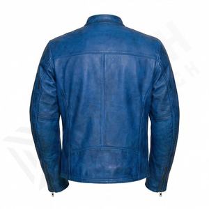 Chaqueta de Motociclista de Cuero Genuino para Hombre de la Mejor Calidad, Nueva Colección de Invierno, Chaquetas de Motocicleta con Protecciones Desmontables Personalizadas - Product Image 2