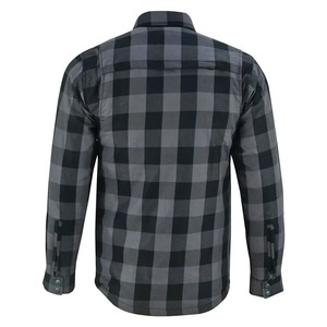 Chemise en flanelle à carreaux en coton pour homme, coupe ample, grande taille, manches longues, printemps-automne - Product Image 2