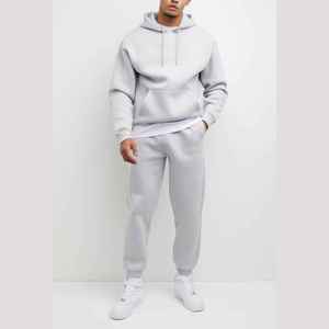 Custom Logo Active <b>Pullover</b> Cotton Polyester Pocket <b>Pullover</b> <b>Men</b> Tracksuit - Product Image 3