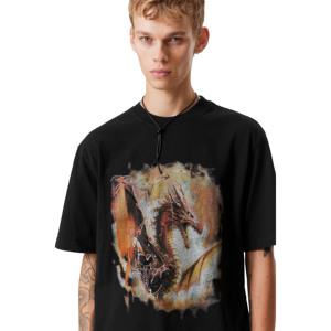 Camiseta Personalizada de Manga Corta para Hombre, Corte Regular, Impresión Digital, Tela de Algodón/Bambú, Ecológica, Antiencogimiento, Transpirable, Logotipo Frontal - Product Image 3