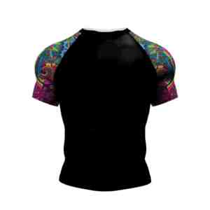 Chemises de compression pour hommes OEM de qualité supérieure, imprimées par sublimation, en polyester, pour la gym, le fitness, le surf et la plongée - Product Image 2