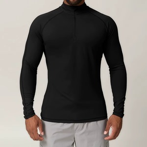 Fabricant de T-shirts de sport à compression personnalisés, vêtements de fitness haut de gamme, coton, polyester, élasthanne, OEM, ODM, marque privée, impression sérigraphique - Product Image 3