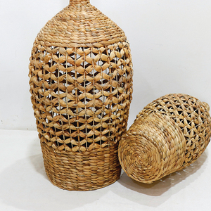 Bohemian Woven Plant Fiber Floor <b>Vase</b> Amphora Shape Decorative for Living Room - Product Image 6