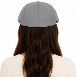Unisex <b>Beret</b> Flat Hat Newsboy Style Soft Cotton Classic Casual Minimal Fashion Comfortable Headwear Flat Style Soft Fabric - Product Image 2