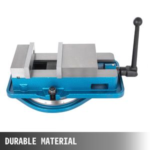 Morsa di precisione da 5 pollici con blocco ACCU, larghezza ganascia 5 pollici, per fresatura, foratura e uso come morsetto da banco per trapano a colonna - Product Image 2