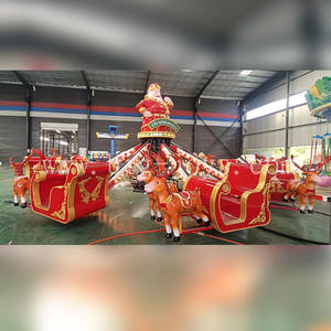 Populaire Noël Père Noël Autocontrôle Voiture Tour Thème Enfants Train pour Festivals Carnavals Jeu Parc D'attractions Manèges - Product Image 6