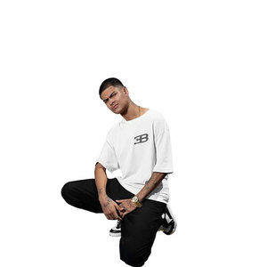 Customized Logo Men's T-<b>shirt</b> Ready to Ship Summer Solid Color Loose Cotton Short Sleeve Work <b>Shirt</b> Heat <b>Press</b> T-<b>shirt</b> - Product Image 2
