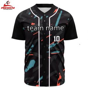 Créez votre propre maillot de baseball personnalisé avec impression par sublimation, respirant, confortable, unisexe, vente en gros, taille OEM. - Product Image 4