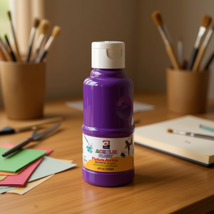 Fournitures d'artisanat en acrylique violet faites à la main, style PURPURA, plastique pour projets créatifs - Product Image 3