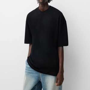 Oferta: Conjunto de Camiseta y Pantalones Cortos Oversize de Dos Piezas, 100% Algodón, 250g, Lavado Ácido, para Hombre y Mujer - Product Image 1