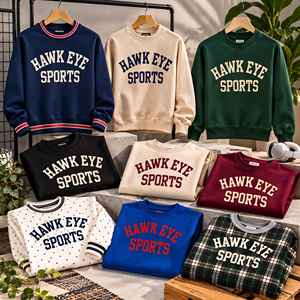 Sweat-shirt oversize à col montant imprimé pois avec patch brodé personnalisé, style streetwear, épaules tombantes, pour femme - Product Image 2