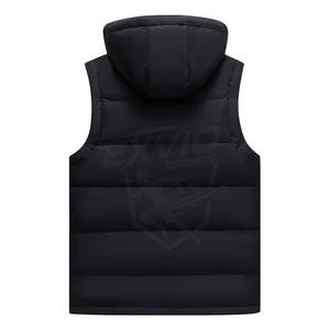 Veste sans manches à bulles sur mesure fabriquée en usine pour hommes, taille plus, respirante, écologique, veste d'hiver - Product Image 2