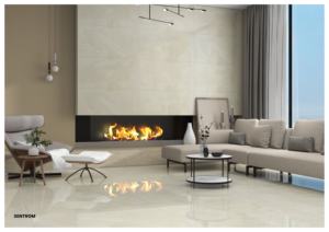 กระเบื้องพอร์ซเลนทันสมัยสุดพิเศษ ขนาด 60x120 ซม. 600x1200 มม. 24x48 นิ้ว ผิวเงา ขนาดใหญ่พิเศษ ดีไซน์หรูหรา สำหรับโครงการระดับพรีเมียม - Product Image 4