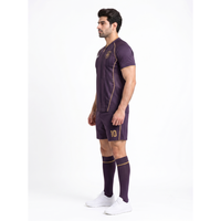 Orijinal 160GSM Poli-Blend Aeroready Futbol Forması Özel OEM Toptan Fabrika Avangart Erkek Profesyonel Futbol Takımı Üniforması