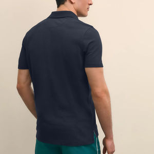 Camiseta Polo para Hombre OEM/ODM, 100% Algodón, Logotipo Personalizado Impreso, Manga Corta, Verano, Casual, Moda Urbana, Tejido con Letras - Product Image 3