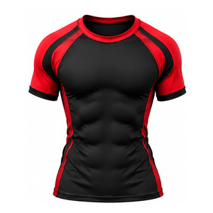 Camiseta de Manga Corta para BJJ, Cuello Redondo, Material Elástico, Estilo Único y Moderno para Ropa Deportiva - Product Image 4