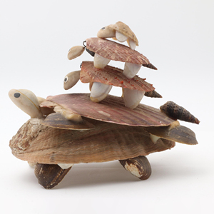 Mejor precio en artesanías de conchas marinas, arte de playa, figuras de conchas hechas a mano, esculturas de conchas, decoración para sala de estar - Product Image 1