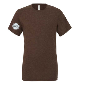 T-shirt unisexe pour adultes en coton mélangé Heather CVC, t-shirts vierges en gros moins chers, personnalisez votre propre t-shirt avec impression DTG - Product Image 1