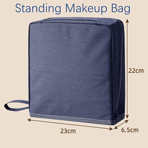 Bolsa de Cosméticos Impermeable, Fabricante Vietnamita, OEM, Bolsa de Maquillaje Vertical Portátil de Gran Capacidad - Product Image 5