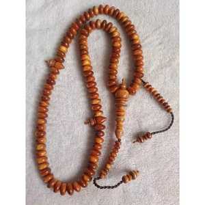 Rosario Islámico de Madera Pulida Ecológica de Primera Calidad, Hecho a Mano, para la Oración Diaria Musulmana (Zikr/Dhikr) - Product Image 2