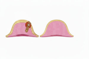 Junior uniform Accessory Peak <b>Cap</b> Gold Trim Decorative Uniform Style <b>Hat</b> Classic Design Headwear for Men Women Formal Wear - Product Image 6