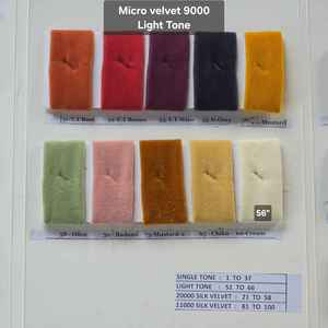 Vibrant Color Fast Micro Velvet Bulk <b>Fabric</b> Matte Gloss Sheen Heavy <b>Weight</b> Winter Wear Blazer Textile Wholesaler - Product Image 4