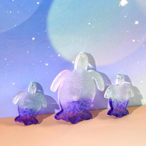 Three Lakes Turtle Pendant With Hole Bag Keychain <b>Resin</b> Silicone <b>Mold</b> - Product Image 4