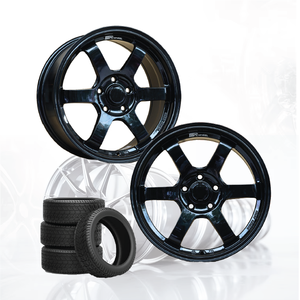 ล้อแม็กซ์รถยนต์อลูมิเนียมอัลลอยด์ 3R ใหม่ สีดำเงา JDM VOLK TE37 S-PLUS ขนาด 17 นิ้ว 5 รู 100 04115-V39 - Product Image 2