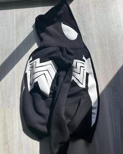 เสื้อฮู้ดดี้คุณภาพสูงสั่งทำพิเศษ ผ้าฝ้าย 100% แบบยูนิเซ็กส์ สำหรับผู้ชาย เสื้อพูลโอเวอร์หนานุ่ม พิมพ์ลายตัวอักษรขนาดใหญ่ ผ้าเฟรนช์เทอร์รี่ - Product Image 3