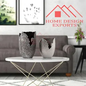 แจกันกระถางต้นไม้โลหะสำหรับตกแต่งบ้าน - Product Image 1