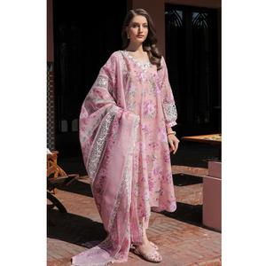Vestido Salwar Kameez indio pakistaní para mujer de WS INTERNATIONAL, de tela de seda, diseño étnico, traje Sarree, nuevo modelo Eid. - Product Image 6