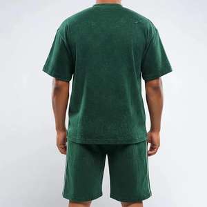 Conjunto de Camiseta y Pantalones Cortos Casuales de 2 Piezas, con Logotipo Bordado, Venta al Por Mayor - Product Image 5