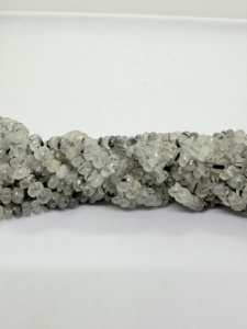 Perles Rondelles Facettées en Quartz Rutile Noir Naturel, Fil de 16 Pouces, Fournitures de Fabrication de Bijoux en Pierres Précieuses, Vente en Gros - Product Image 4