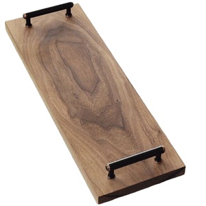 Plateau de service Rectangle en bois de bambou Design nordique plateau polyvalent pour la maison Banquet Hall décor longue durée clair polonais claque - Product Image 2