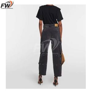 Pantalon cargo en toile pour homme, taille mi-haute, léger, 100 % coton, style streetwear, nouveau design pour adultes, service OEM disponible, meilleur prix - Product Image 4