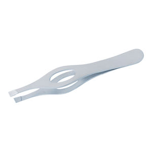 Pinzas de Punta Inclinada de Agarre Ancho para Pestañas, Agarre Firme y Mejor Control, Hechas de Acero Inoxidable con Certificación CE, Venta de Fábrica - Product Image 1