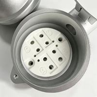 Tête de thermocouple en alliage d'aluminium DANA, type K, IP65, fixation par vis, OEM, OBM, revêtement en poudre personnalisé, sablage, mesure industrielle