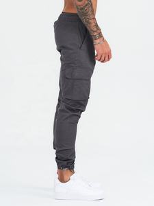 Pantalon de jogging surdimensionné pour hommes Style décontracté avec logo personnalisé Streetwear Pantalon cargo à poches cargo - Product Image 6