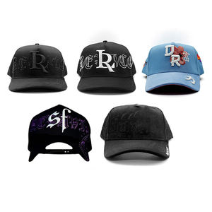 Casquettes 5 panneaux unisexe en gros avec logo personnalisé, en daim chromé et doublure satinée, à visière large et incurvée, style Gorras Del Sports, casquette de baseball - Product Image 3
